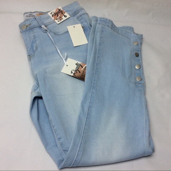 Royalty For Me Denim - NWT Royalty For Me Size 6 Ankle Jeans Blue